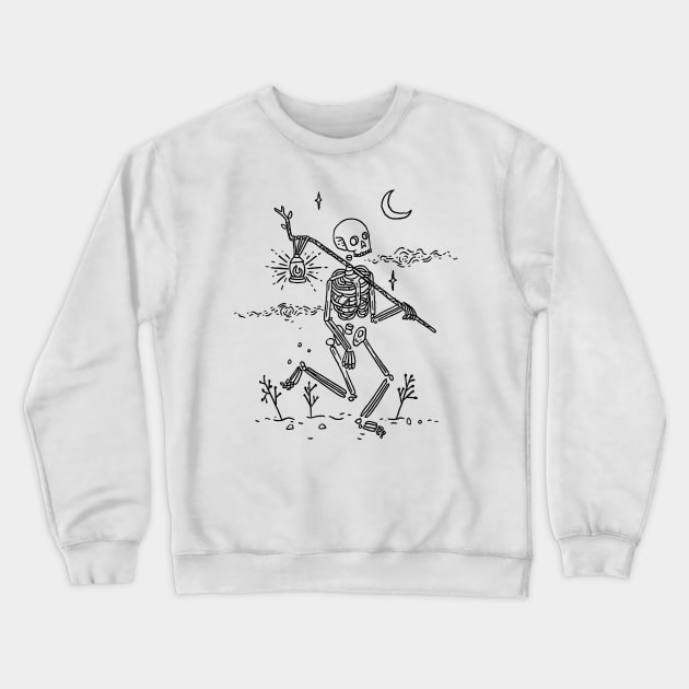 Journey Skeleton Crewneck Sweatshirt by neomlei